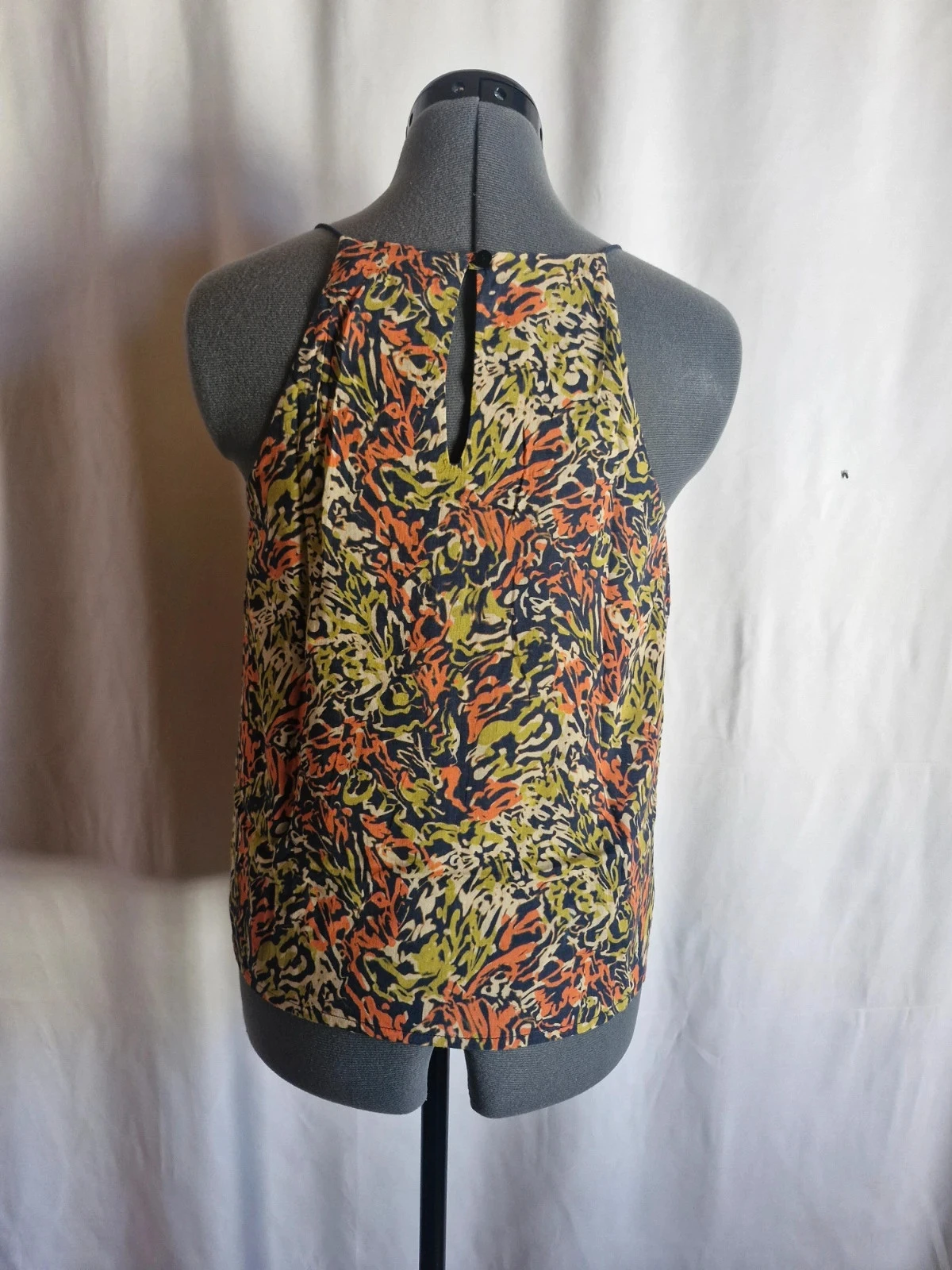 See U Soon vrouwelijke vloeiende body met veelkleurige print maat 0 XS dunne schouderbandjes – photo 4